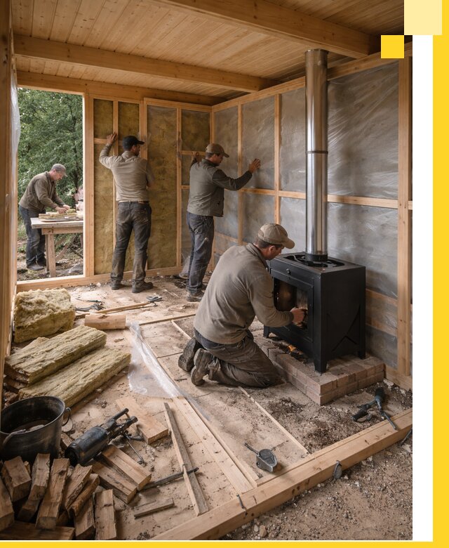 Профессиональный монтаж бань под ключ в Угличе для дома