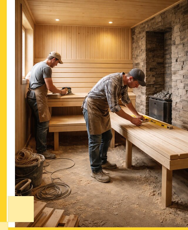 Отделка бани в Угличе: внутренняя отделка от 3126 р. | ЭриданГлч