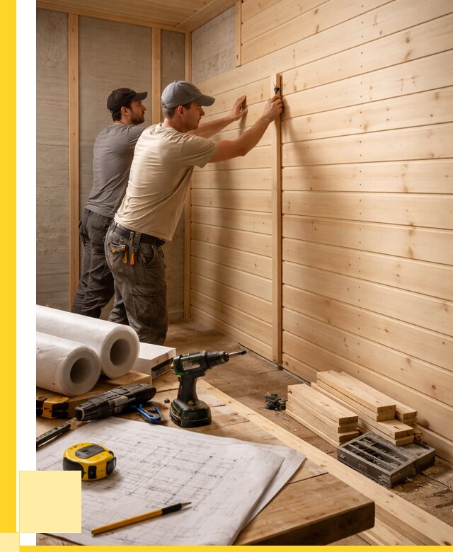 Обшивка бани вагонкой в Угличе от 1250 р., ЭриданГлч