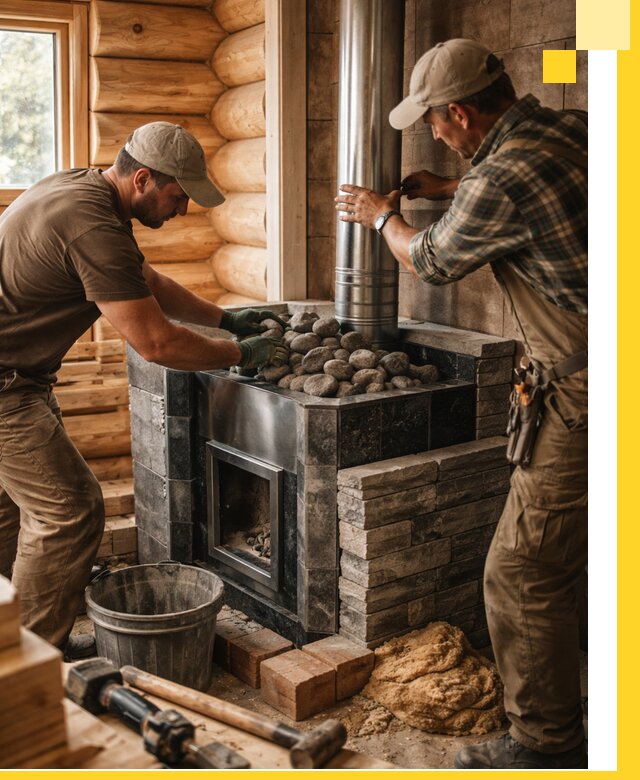 Строительство и отделка русских бань под ключ в Угличе