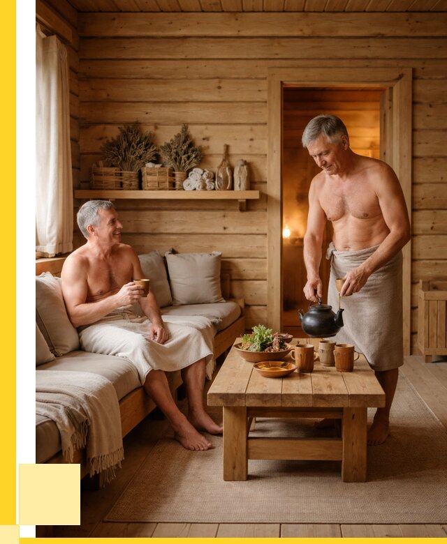 Бани с комнатой отдыха под ключ в Угличе от 468900 р. | ЭриданГлч