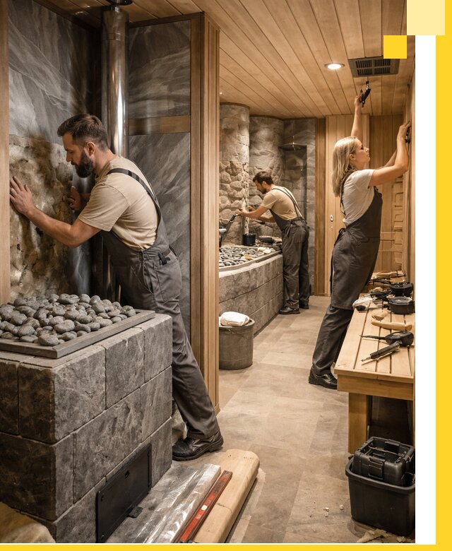 Строительство бань и SPA процедур в Угличе под ключ и отделкой