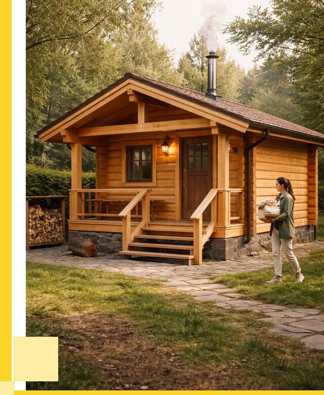 Купить баню под ключ в Угличе от 677300 р. | ЭриданГлч