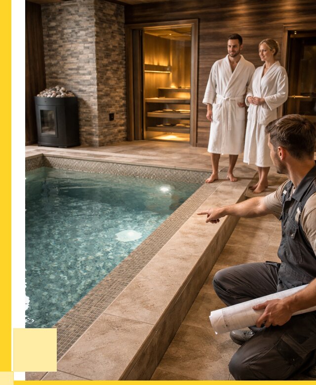 Проект бани с бассейном под ключ в Угличе от 67730 р. | ЭриданГлч