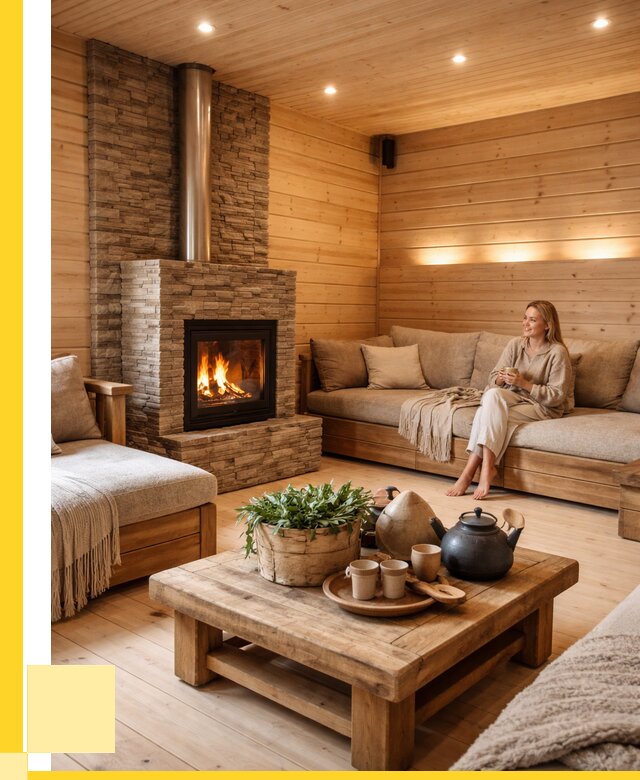 Проект бани с комнатой отдыха в Угличе от 36470 р. | ЭриданГлч