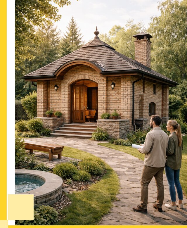 Проект кирпичной бани в Угличе от 31260 р. | ЭриданГлч