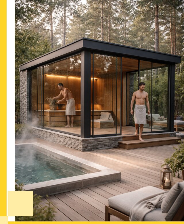 Стеклянные бани и двери в Угличе от 468900 р. | ЭриданГлч