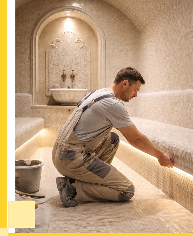 Отделка хамамов под ключ в Угличе от 5731 р. | ЭриданГлч