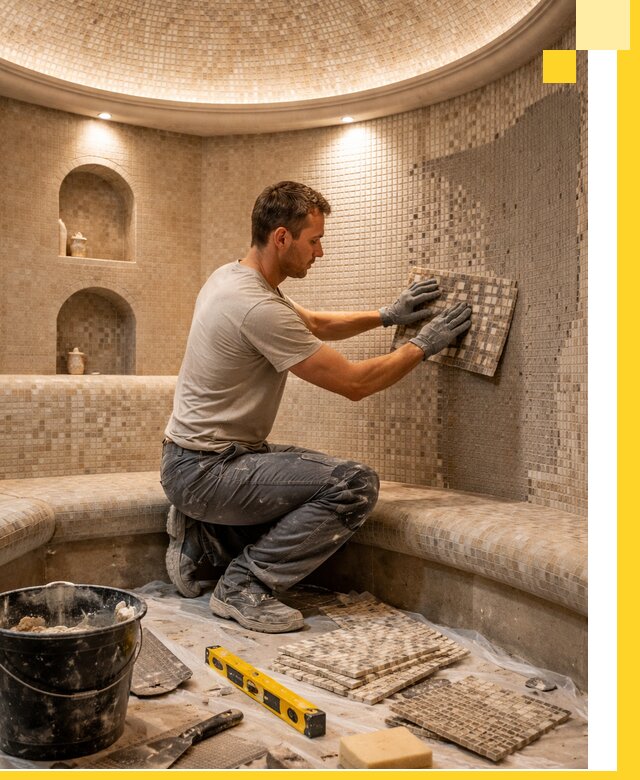 Устройство и монтаж домашнего хамама под ключ в Угличе