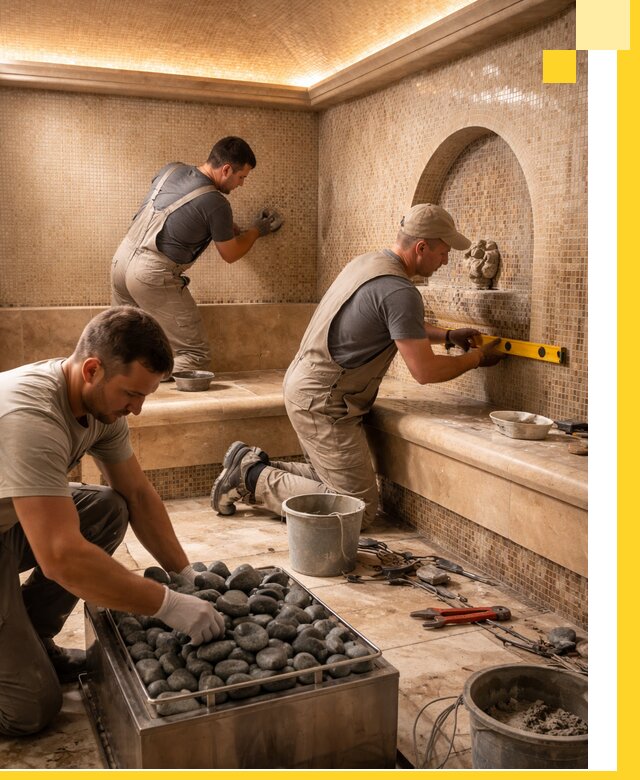 Проектирование и строительство хамама и сауны в Угличе