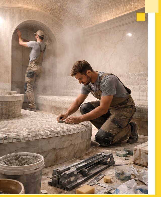 Профессиональный дизайн хамама и SPA под ключ в Угличе