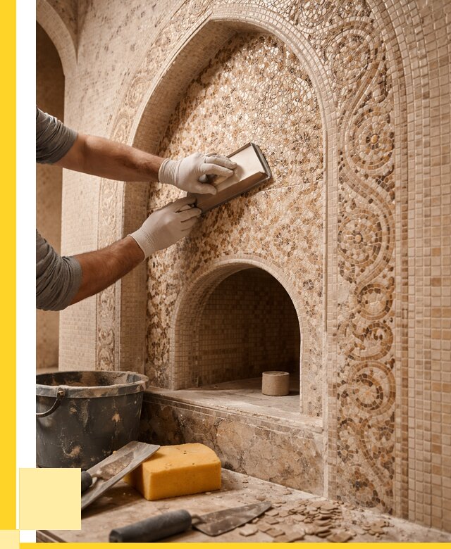 Мозаика для хамама в Угличе под ключ от 5210 р. | ЭриданГлч