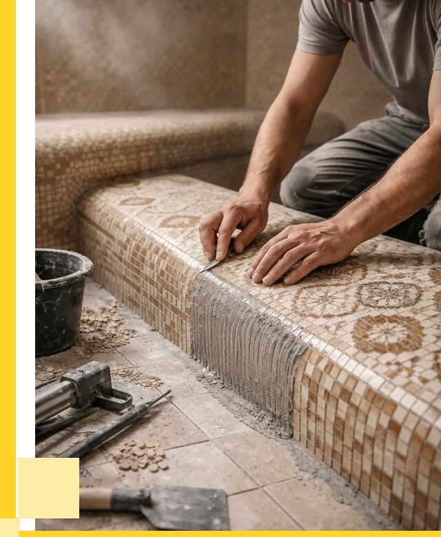 Плитка для хамама под ключ в Угличе от 3647 р. | ЭриданГлч